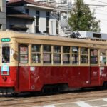 広島電鉄 レトロ電車602号が循環線で固定運行！記念シール配布も！7/31日まで