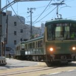 江ノ電1000形車両「1001F」、約47年の歴史に幕　7月中旬で引退へ