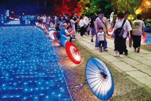 埼玉・大宮の氷川神社で七夕イベント「和傘の杜」開幕！7月7日まで