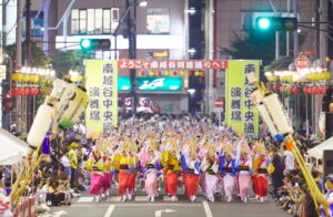 日本三大阿波踊り「第40回 南越谷阿波踊り」開催!8月21日~