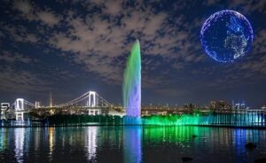 東京・お台場で、噴水×ドローン800機のコラボショー開催！8月28日～