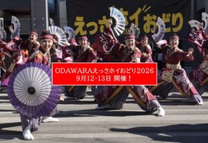 【小田原】えっさホイおどり2026開催！約50チームが熱演  9/12・13日