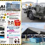 【お台場】「BOSAI DAY 2026」9月9日開催！自衛隊装備品も展示