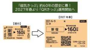 JR東日本など7社で「QR乗車券」導入へ！ 磁気きっぷ、約60年の歴史に幕